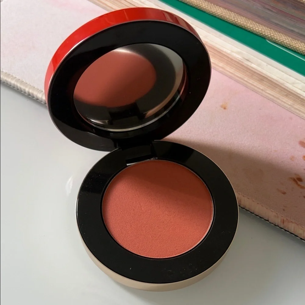 MAKE beauty skin mimetic microsuede blush Amber glow